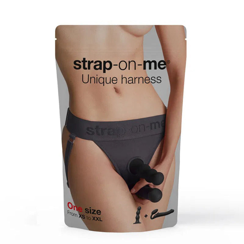 Strap on Me Unique Harness -Grey OS