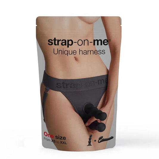 Strap on Me Unique Harness -Grey OS