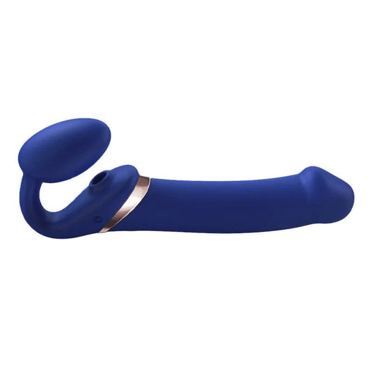 Strap-On-Me 'Strap-On Vibrator'  XL - Blue