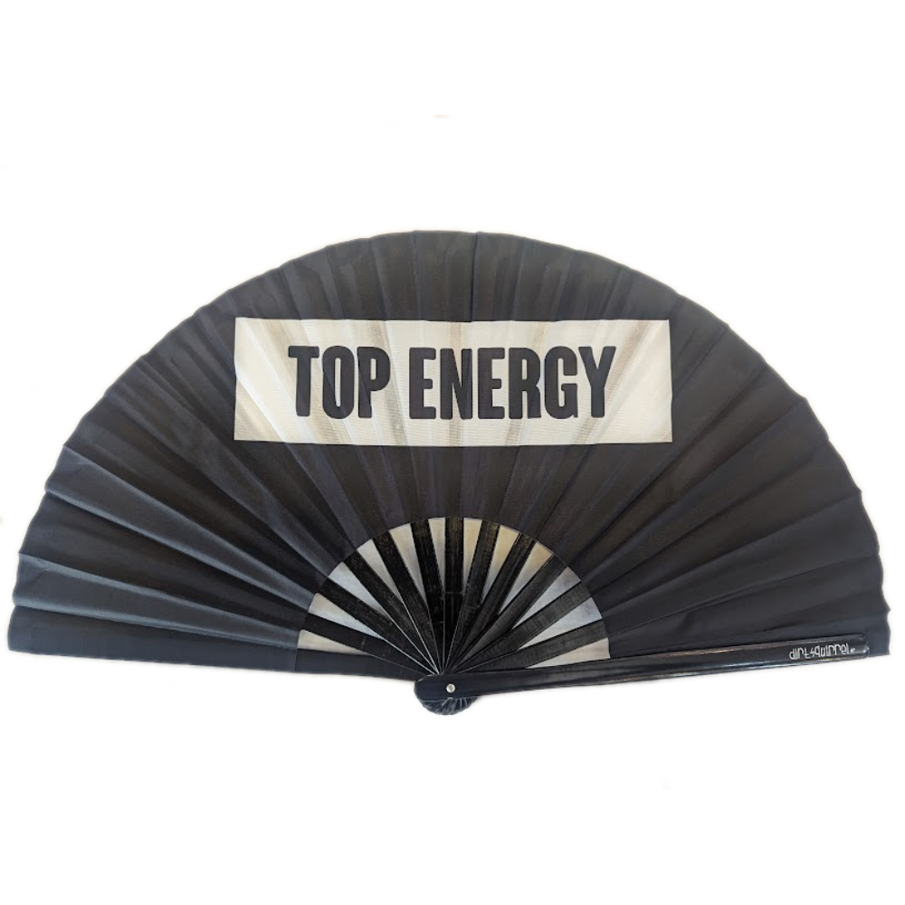Top Energy Pride Hand Fan - Wooden