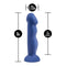 Avant D12 Suko Silicone Dual Density Dildo 8" - Indigo