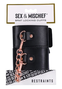 S&M 'Brat' Locking Cuffs