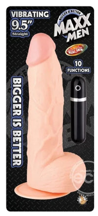 Maxx Men "Vibrating" Straight 9.5" Dildo
