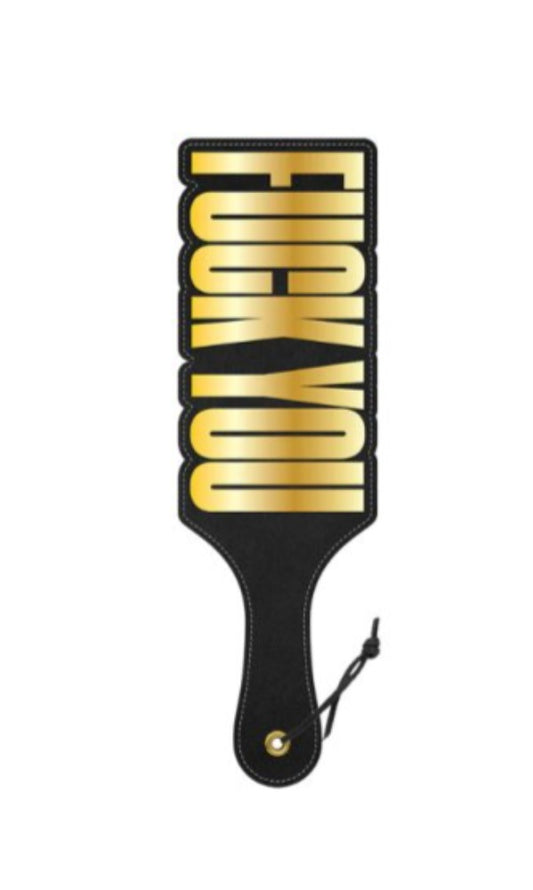 Wood Rocket "Fuck You" Vegan Paddle