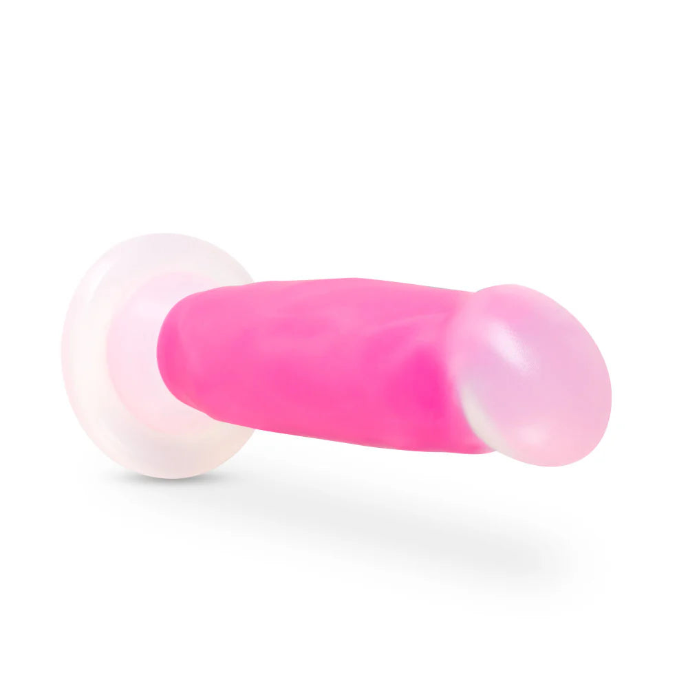 Neo Elite 'Glow In The Dark' 8 inch Dildo -Pink