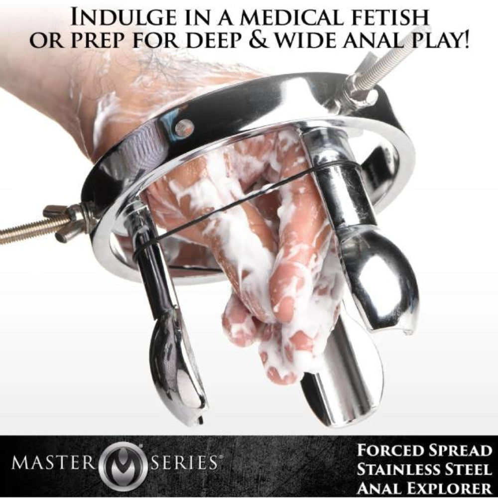 MS 'Forced Spread' Stainless Steel Anal Explorer