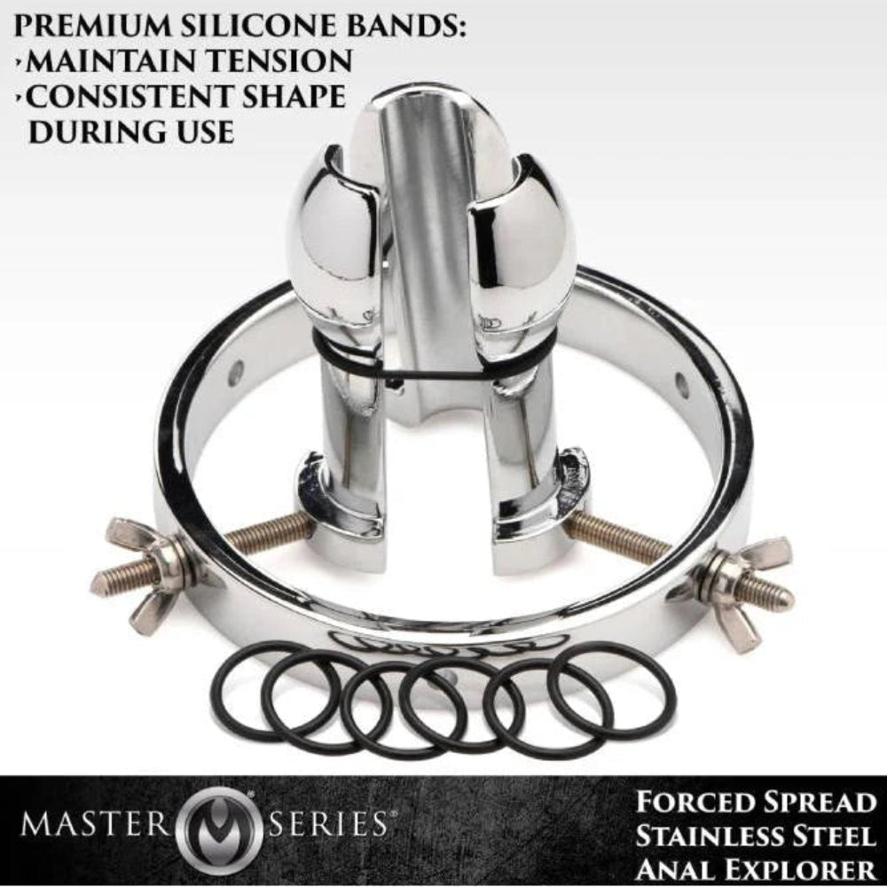 MS 'Forced Spread' Stainless Steel Anal Explorer