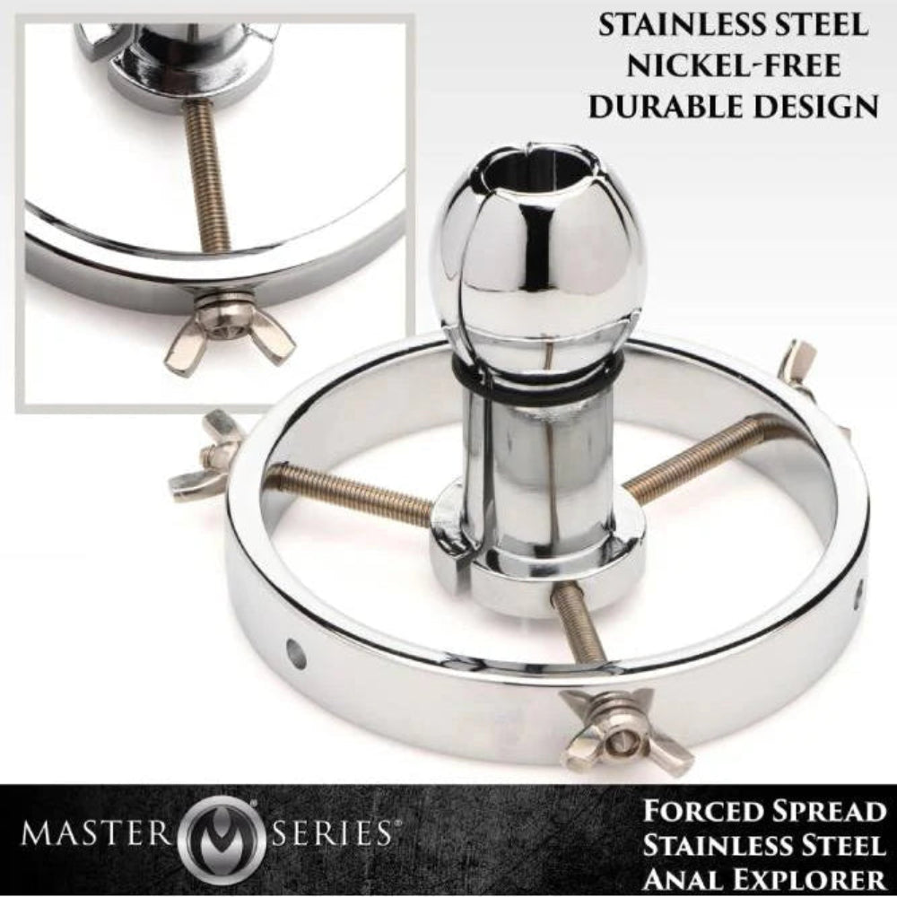 MS 'Forced Spread' Stainless Steel Anal Explorer
