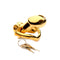 MS Midas ''18K Gold-Plated'' Stainless Locking Chastity Cage