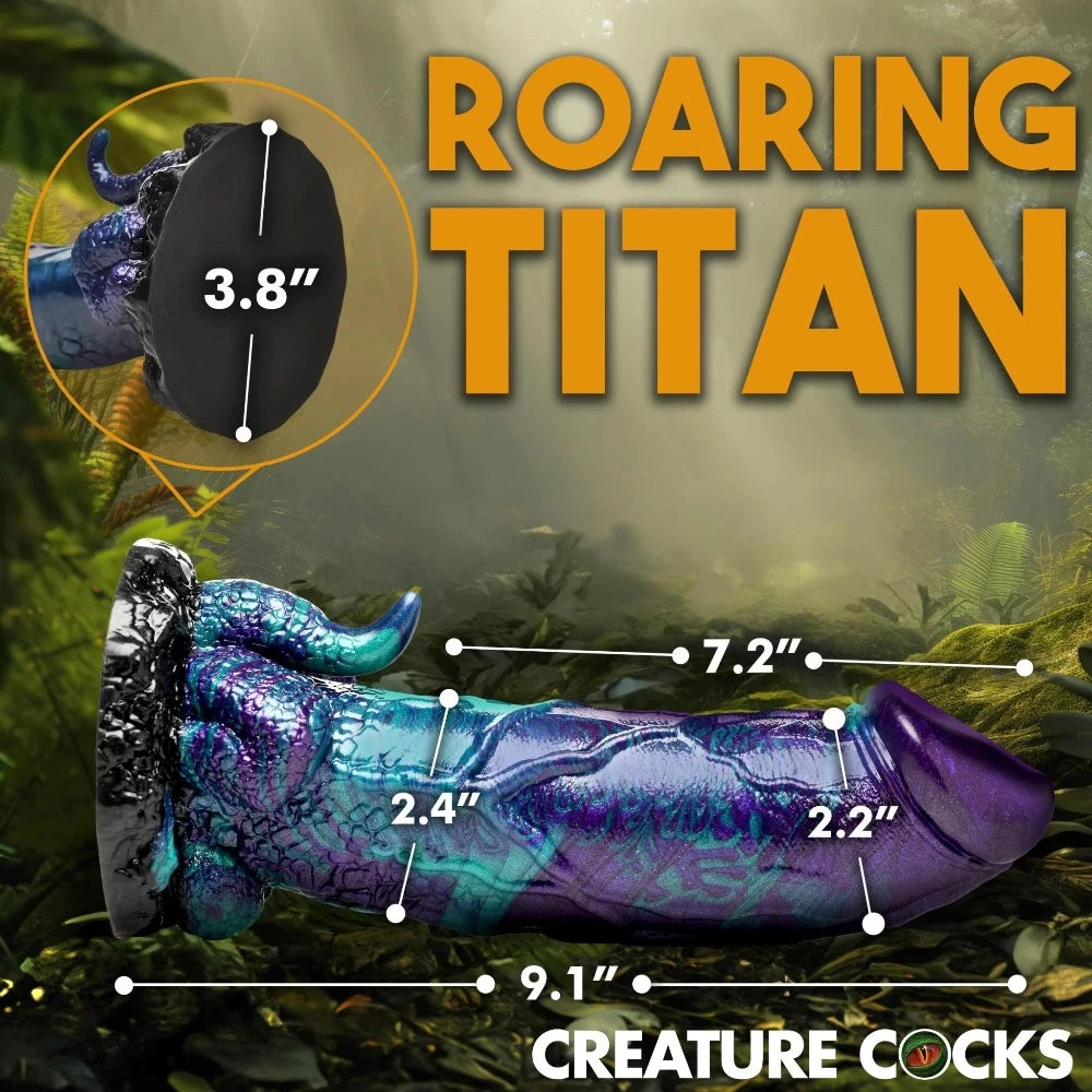 Creature Cocks "XL Dino Dick" Dinosaur Dildo
