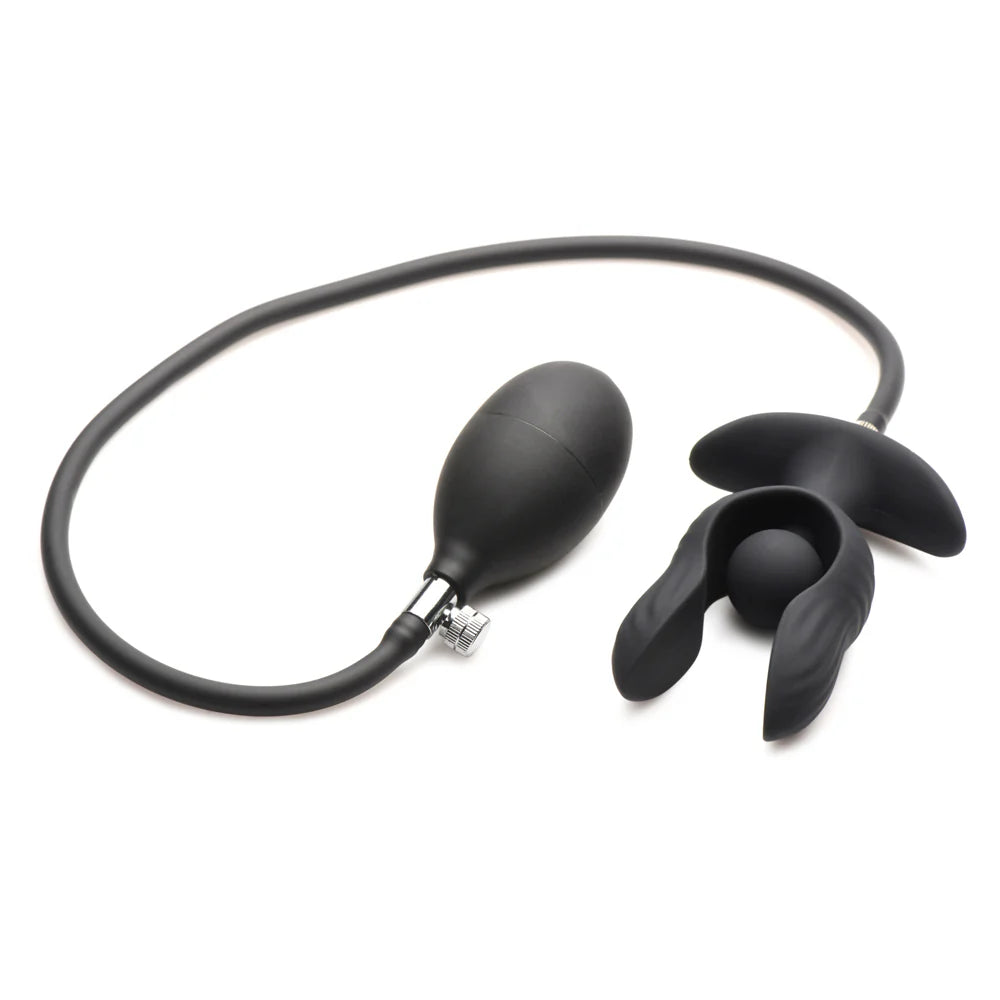 MS -Dark Pearl- Inflatable Vibrating Butt Plug