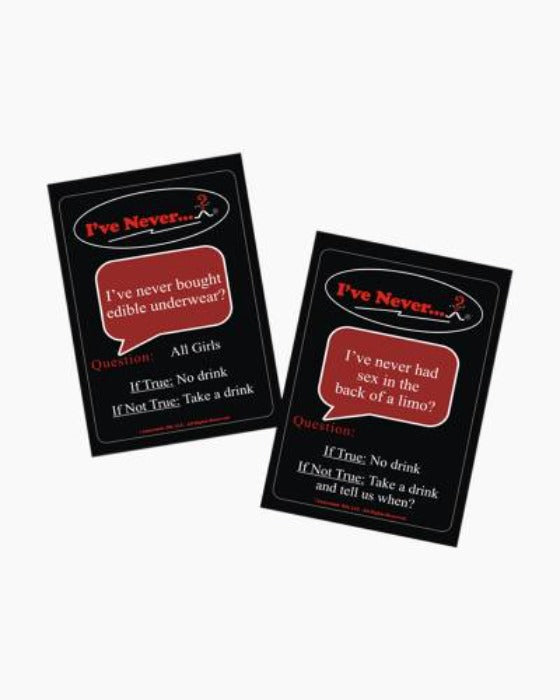 I've Never Bar Cards ''Adult'' Game