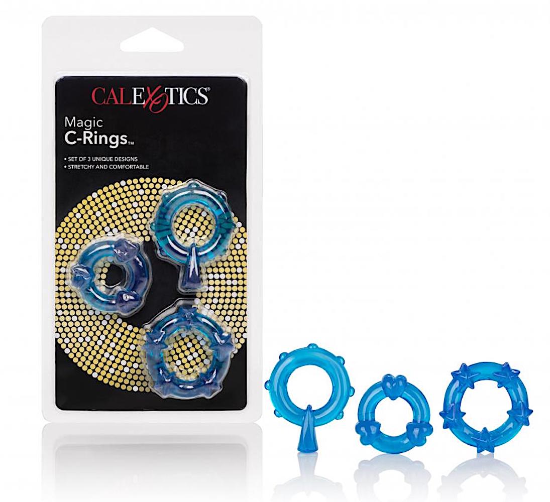 CalExotics "Magic" Cock Rings Set -Blue