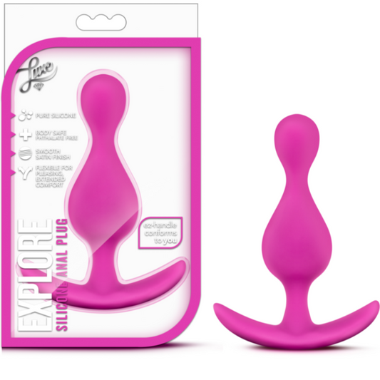 Luxe "Explore" Silicone Plug -Pink