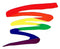 Pride- Rainbow ''Squiggle'' Sticker
