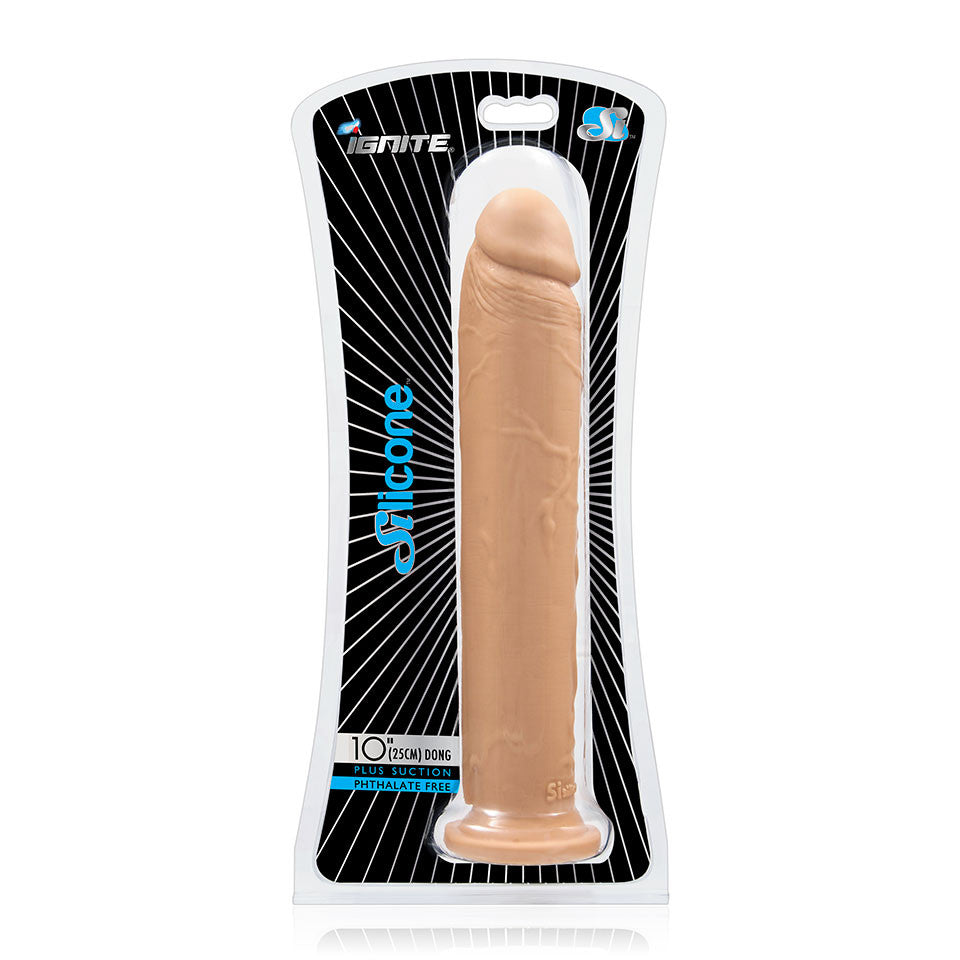Ignite Silicone 10" Dong -Suction Cup
