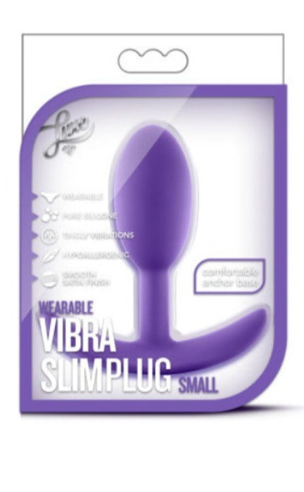 Luxe "Vibra Slim" Plug Purple -Small