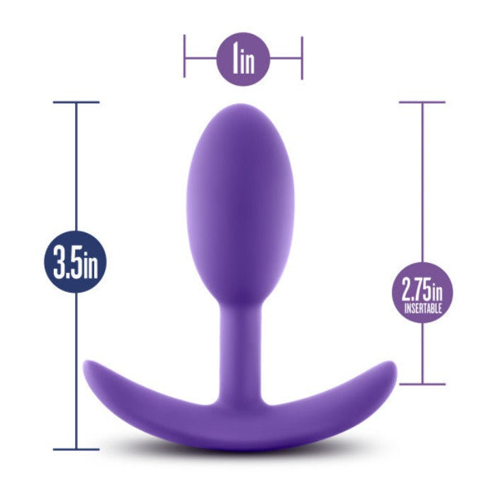 Luxe "Vibra Slim" Plug Purple -Small