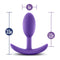 Luxe ''Vibra Slim'' Plug Purple -Small