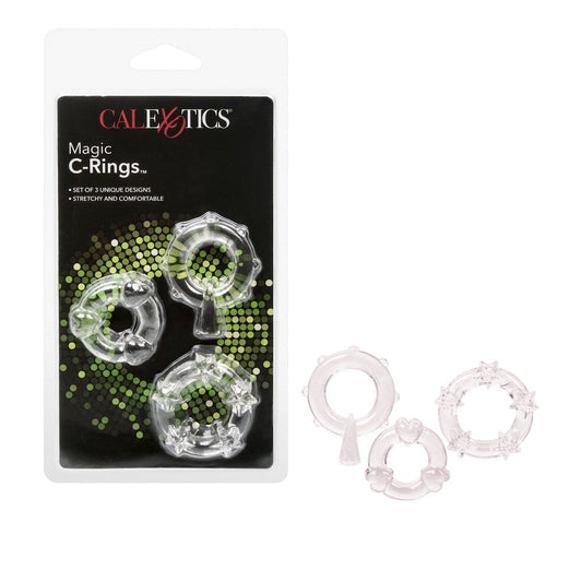 CalExotics "Magic" Cock Rings Set -Clear