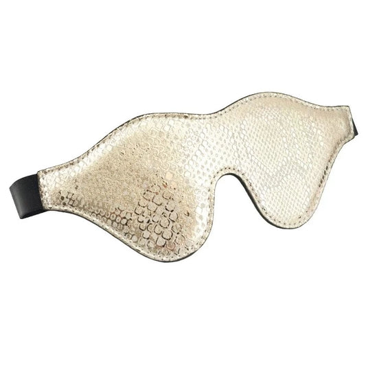 Spartacus "Snakeskin" Blindfold -White