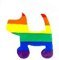 Pride- Rainbow ''Dog'' Sticker