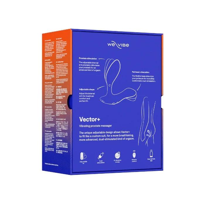 We-Vibe "Vector +" Vibrating Prostate Massager -Royal Blue