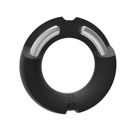 Kink Stretchable ''Silicone Covered'' Metal Cock (Ring 35mm)