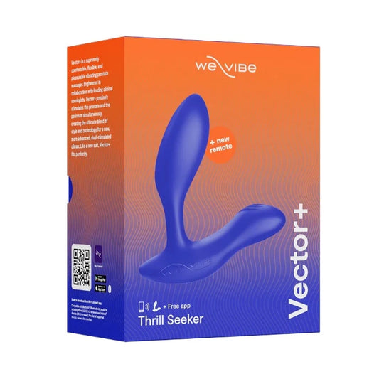 We-Vibe "Vector +" Vibrating Prostate Massager -Royal Blue
