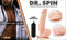 Dr. Skin ''Dr. Spin'' 7 Inch Gyrating Vibe Dildo -Flesh