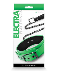 Electra ""Collar & Leash" -Green