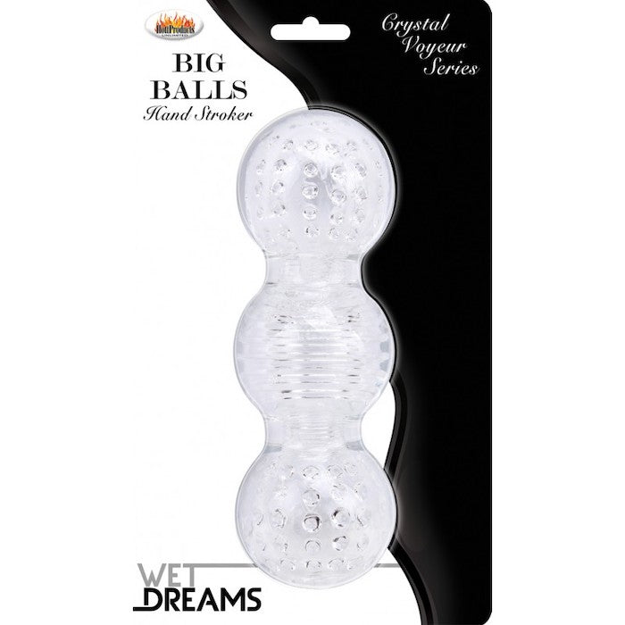 Wet Dreams "Big Balls" Stroker -Clear