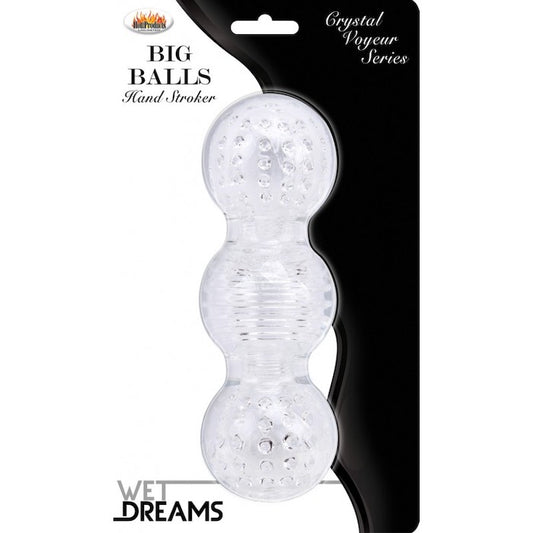 Wet Dreams "Big Balls" Stroker -Clear