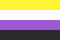 ''Nonbinary'' Pride Flag 3 x 5 ft