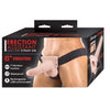 Erection Assistant ''Hollow Vibrating'' Strap On 6 inch -Flesh