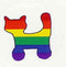 Pride- Rainbow Cat ''Static'' Sticker