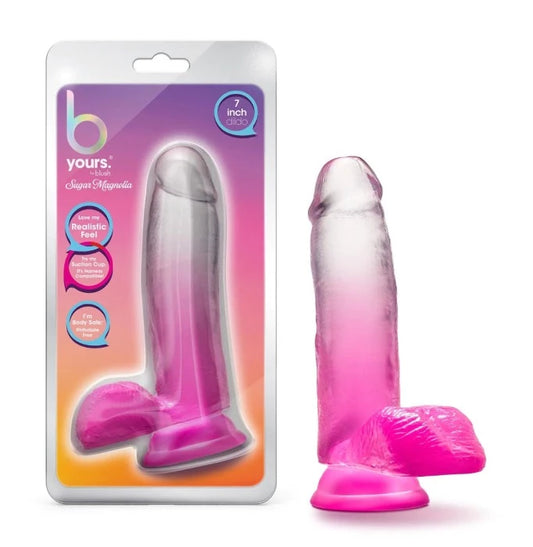 B Yours "Sugar Magnolia" 7 Inch Ballsy Dildo