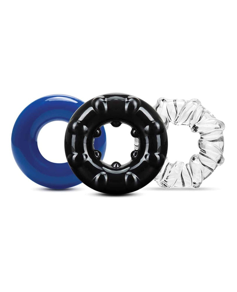 Stay Hard 'Triple Stretch' C/Rings 3-Pk