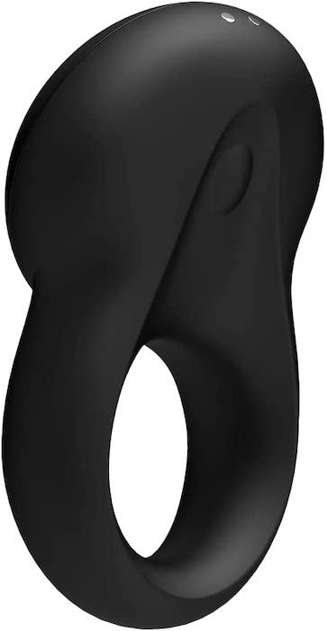 Satisfyer 'Signet' Cock Ring Vibe -Black