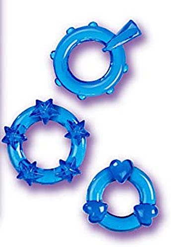 CalExotics "Magic" Cock Rings Set -Blue