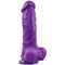 Colours Pleasures THICK 5" Dildo -Purple