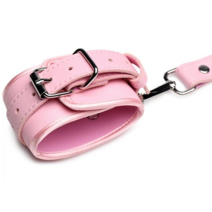 Strict 'Pink' Bondage Thigh Harness with Bows -M/L