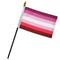 ''Lesbian'' Pride -Stick Flag 12 x 18''