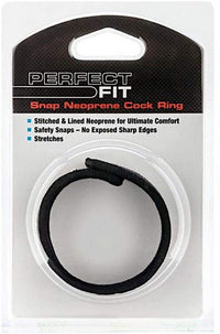 Perfect Fit 'Neoprene' Snap C/Ring -Black