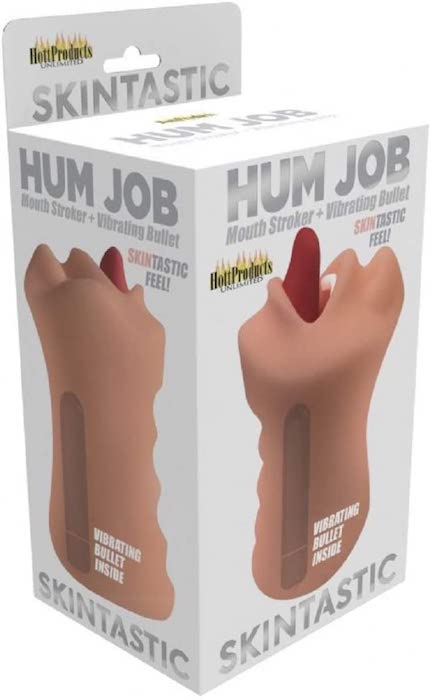 "Hum Job" Vibrating Stroker -Mouth