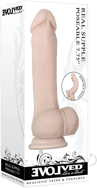 Evolved "Real Supple Poseable" 7.75" Dildo