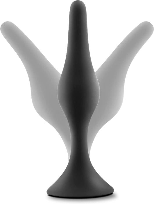 Luxe Beginner Anal Plug "Medium" -Black