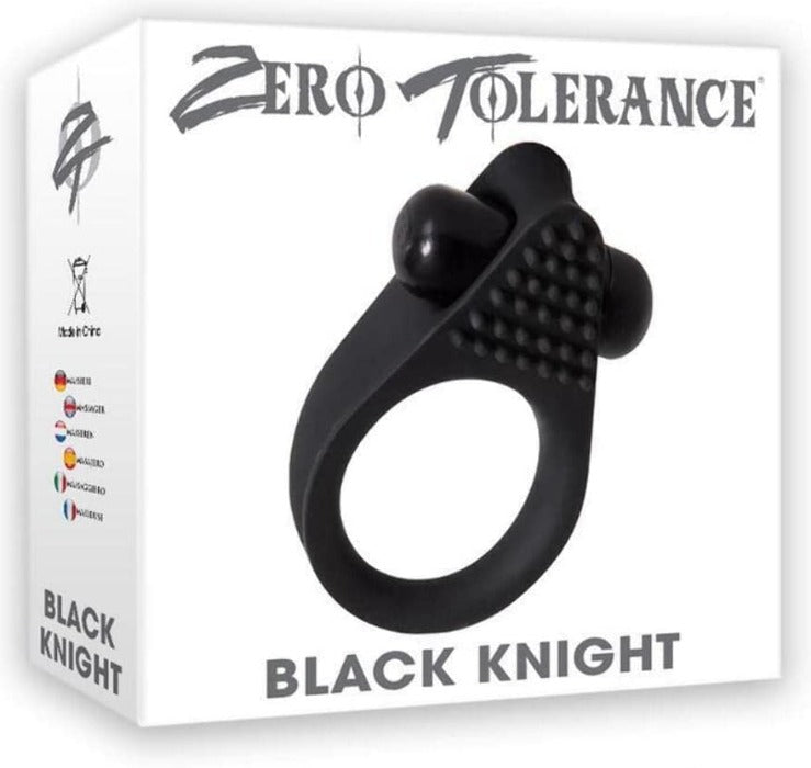 ZT 'Black Knight' Vibrating C/Ring -Vibe