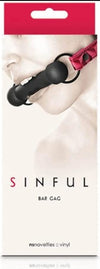 NS Novelties ''Sinful'' Bar Gag -Red