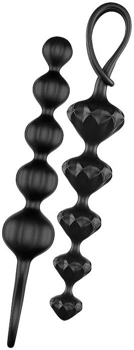 Satisfyer 'Love Beads' 2 Piece -Blk